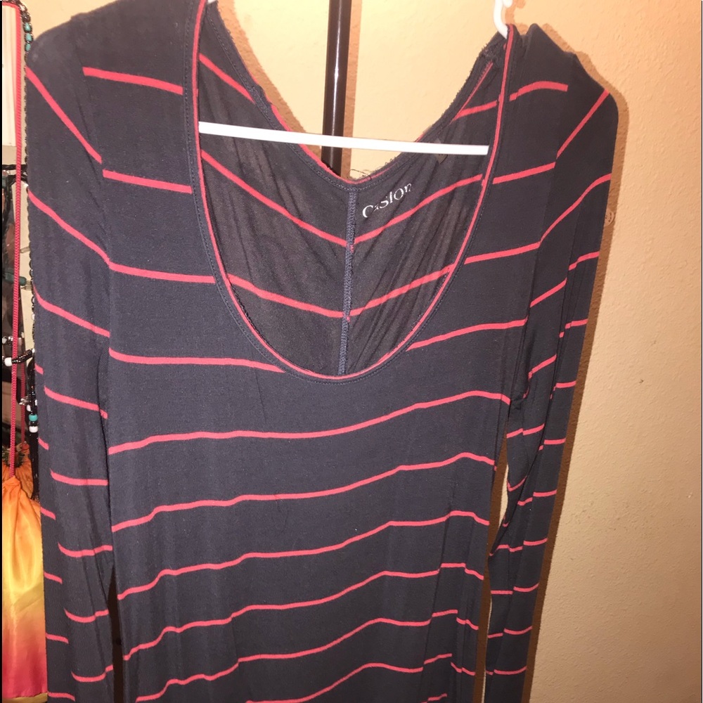 Striped long sleeve shirt